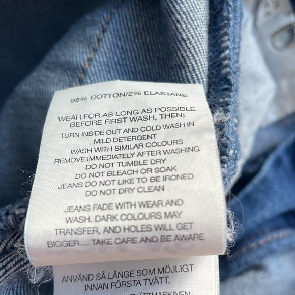 Rolla’s Jeans East Coast Skinny Ultra High Rise Ankle Highway Blue Size 26 | 2 - Picture 13 of 14